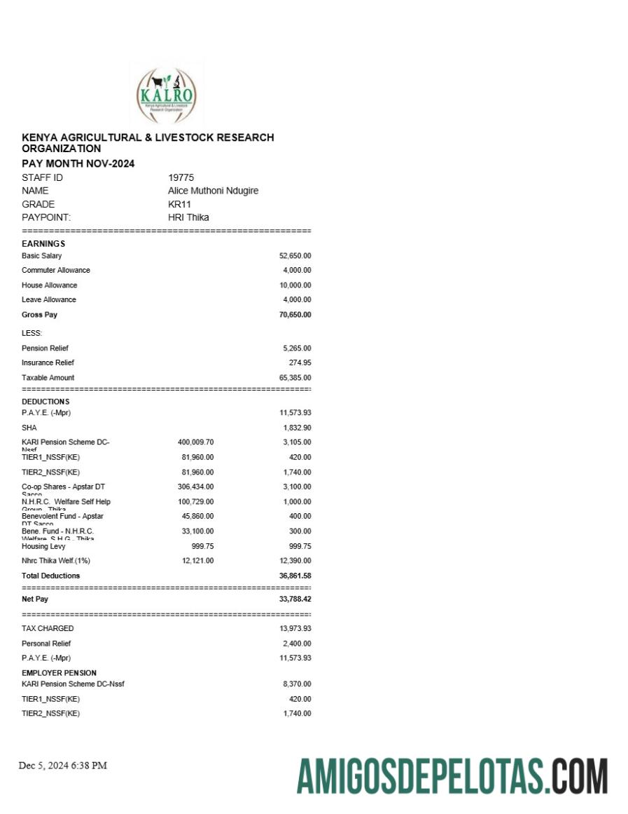 Para download Modelo de recibo de pagamento da Organização de Pesquisa Agrícola e Pecuária do Quênia em formatos Word e PDF.pdf, 1